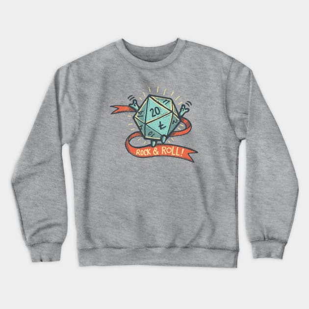 Rock and Rollplay Crewneck Sweatshirt by Walmazan